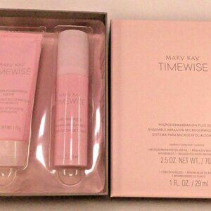 Mary Kay TimeWise Microdermabrasion Set 2.5 oz Refine + 1 oz Pore Minimizer, New